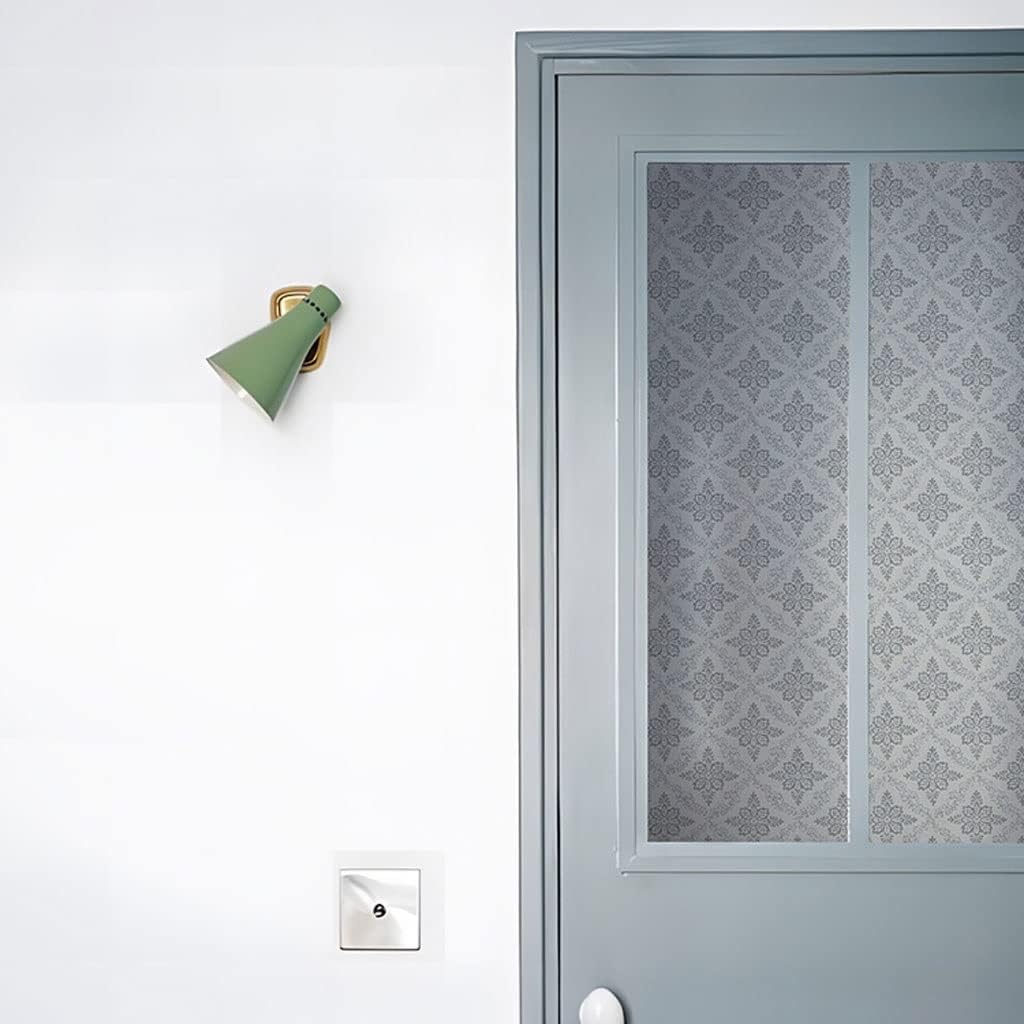 Window Film Window Stickers Window Glass Sticker Anti-peep Bathroom Sliding Door Privacy Matte Film Paper Suitable for Living Room Office Partition Window Privacy Film Glass Sticker(40 * 200cm)