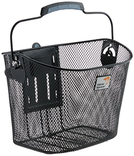 Panier vélo avant KlickFix réglable et très stable New Looxs Toscane noir