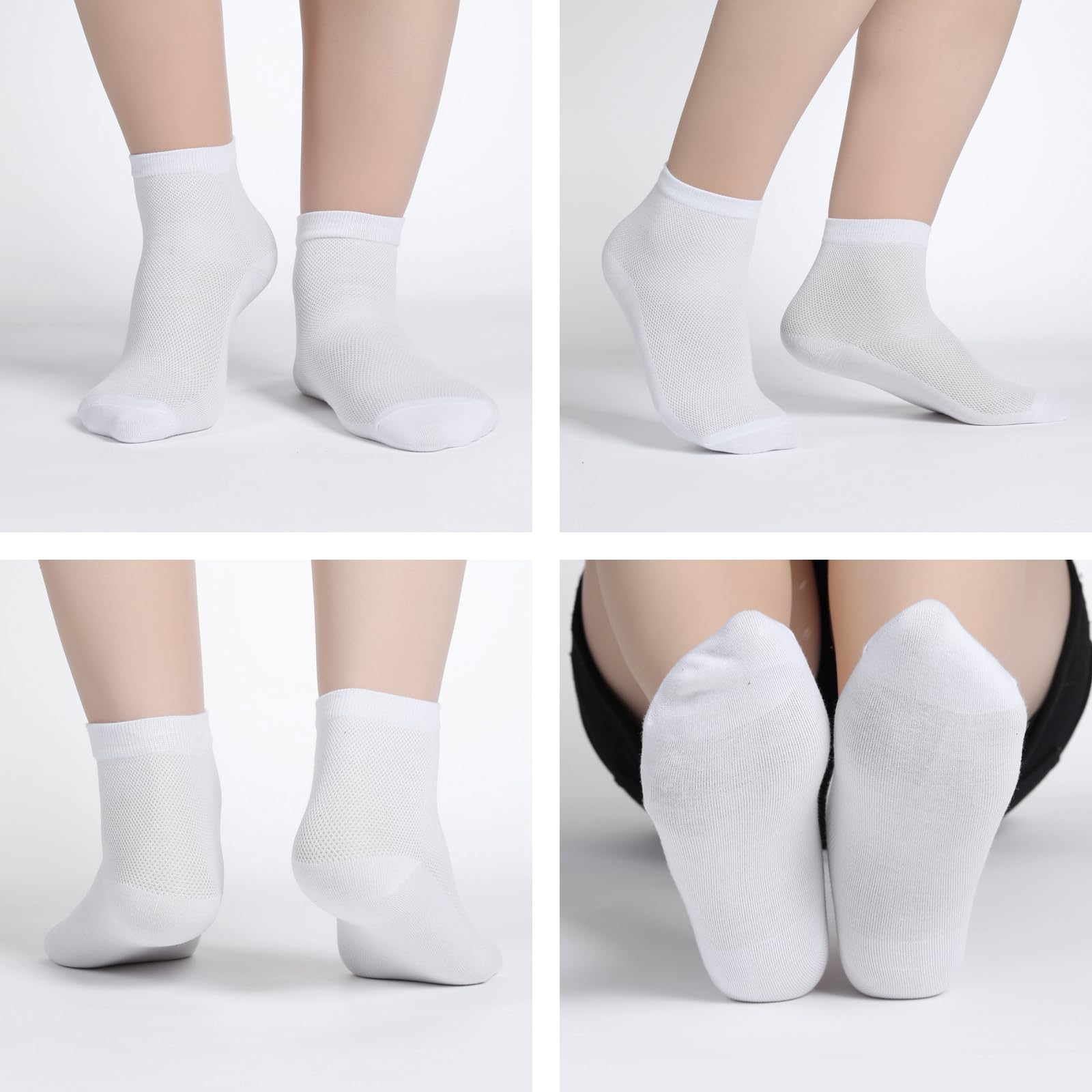 Calcetines finos y frescos para mujer, cómodos, transpirables, ligeros