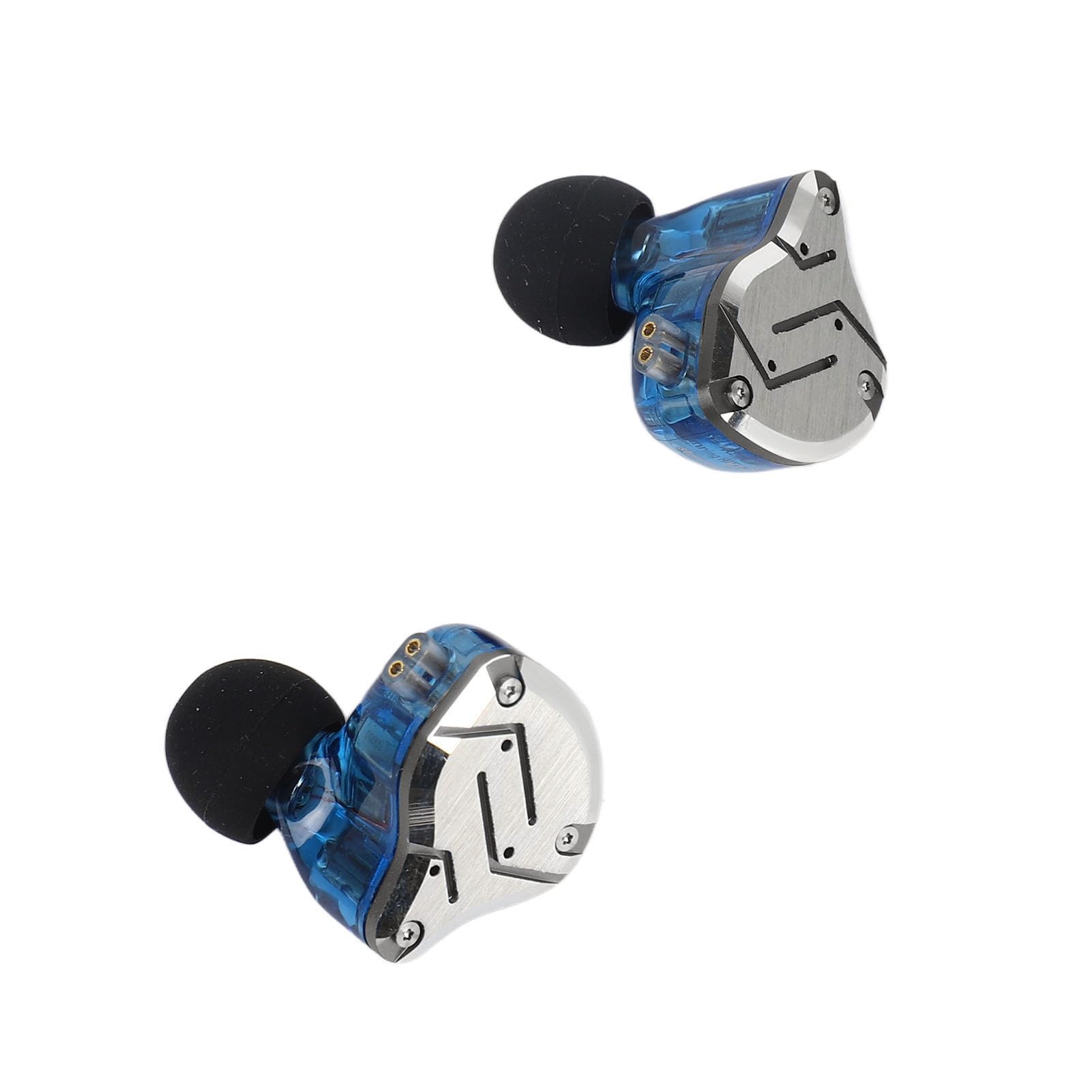Auriculares Intrauditivos Profesionales con Cable de un Lado, Micrófono y 3 Tamaños de Tapones para los Oídos para Conocedores del y Personas Activas (con micrófono)