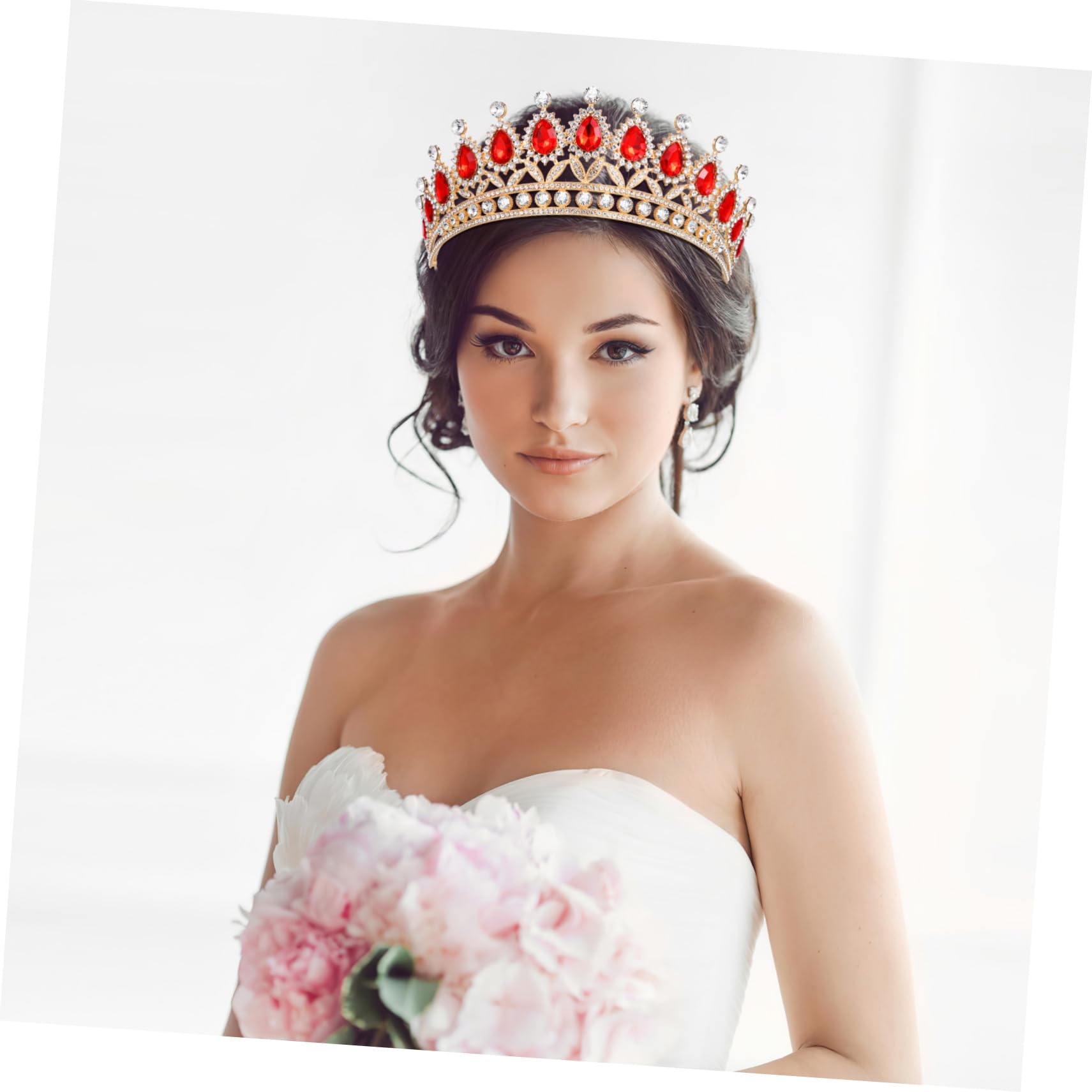 Healeved 2piezas De Raso Diamantes De Imitación Para Bodas y Fiestas Diadema Elegante Diseño De Para Novias y Niñas Accesorio De Joyería Para Celebraciones Especiales
