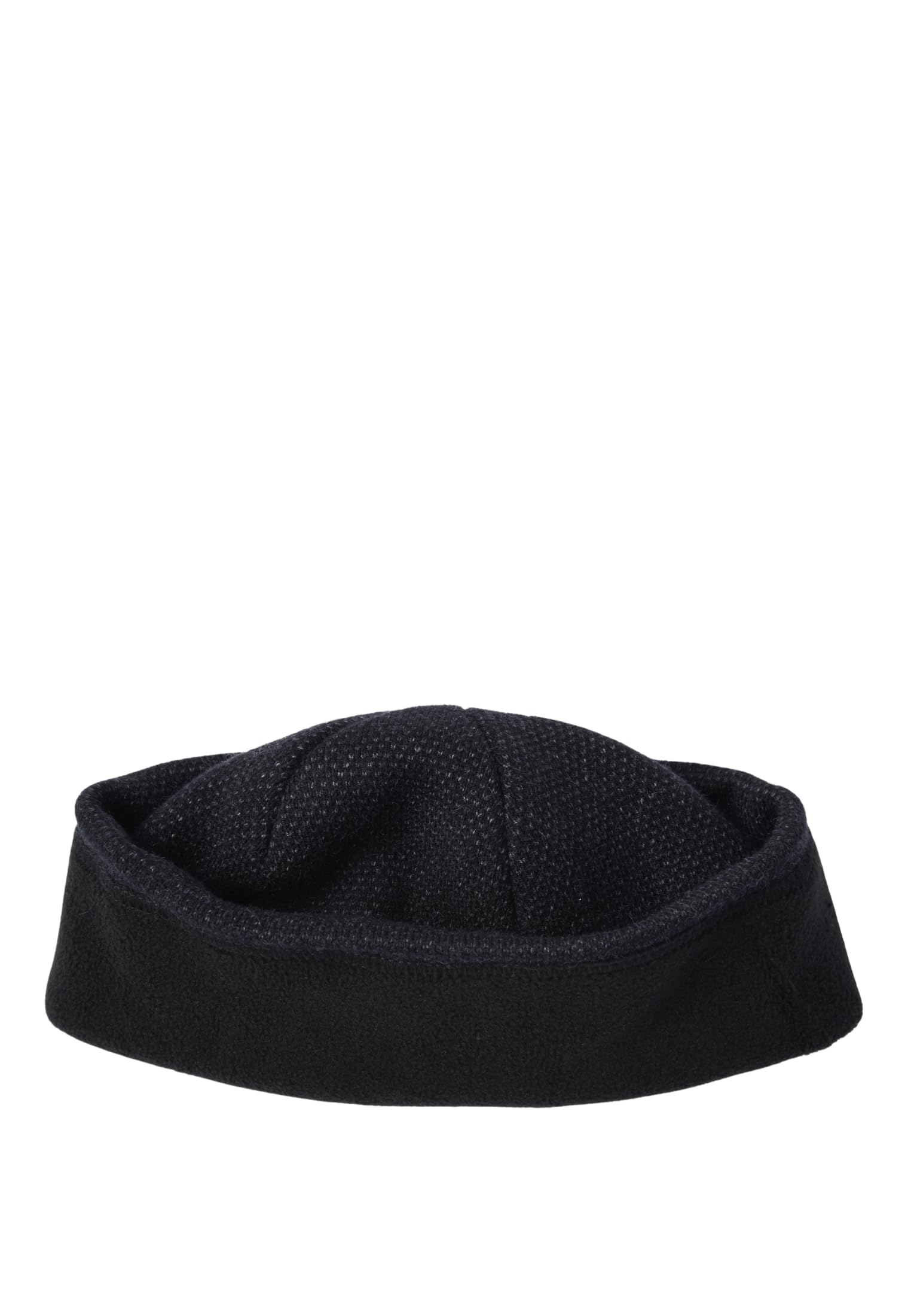 Gorro de invierno para hombre, gorro con interior afelpado, microfantasía con solapa, gorra cálida, talla única