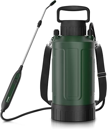 Rociador eléctrico Sheboren Garden Spray de 6L con mango de carga USB, boquilla ajustable con correa para el hombro, pulverizador eléctrico para