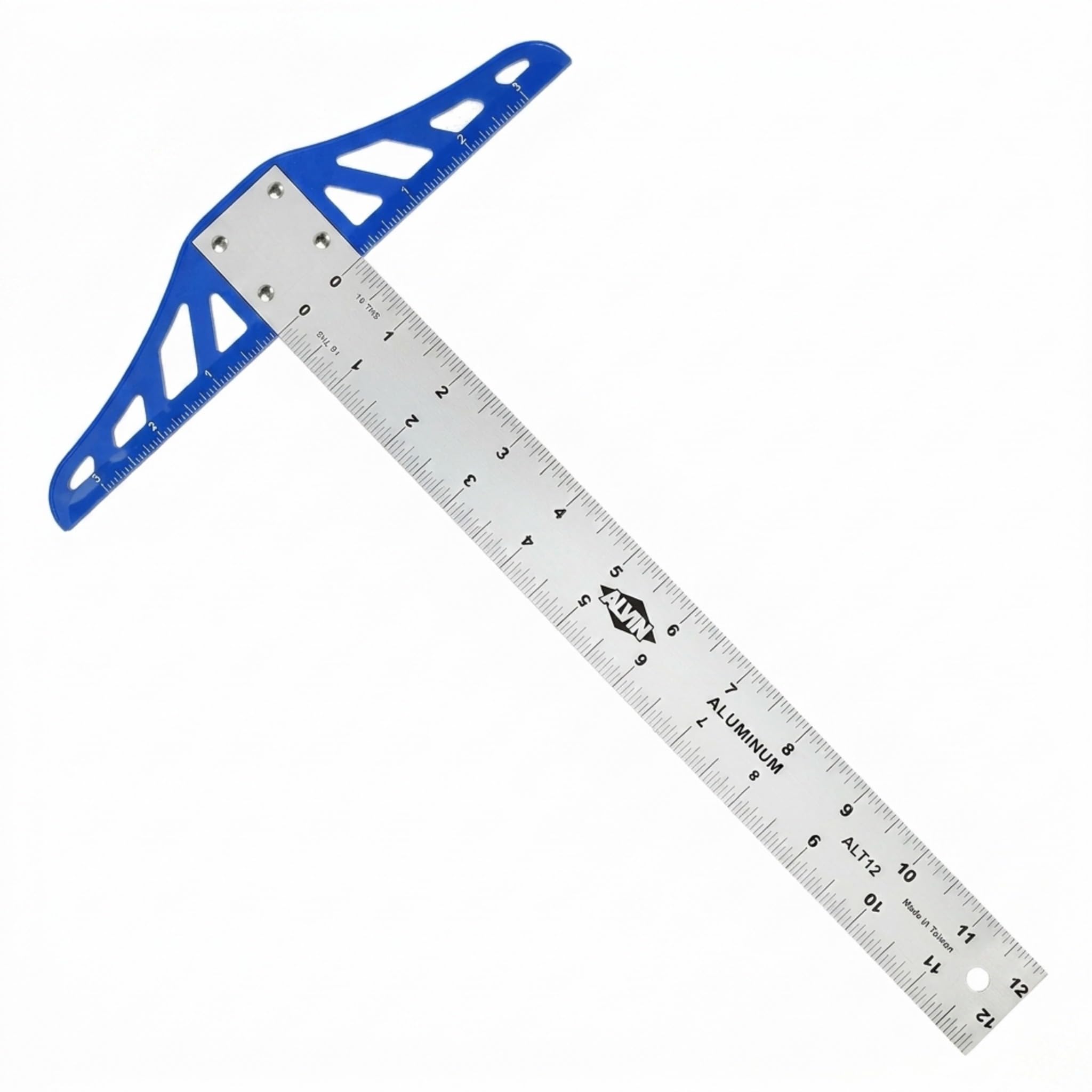 ALVIN ALT12 Aluminium-Zeichen- und Designwerkzeug für Studenten und Profis, ideal für Zimmerei, Zeichnung, Architektur, Ingenieurwesen und Kunst, 30,5 cm