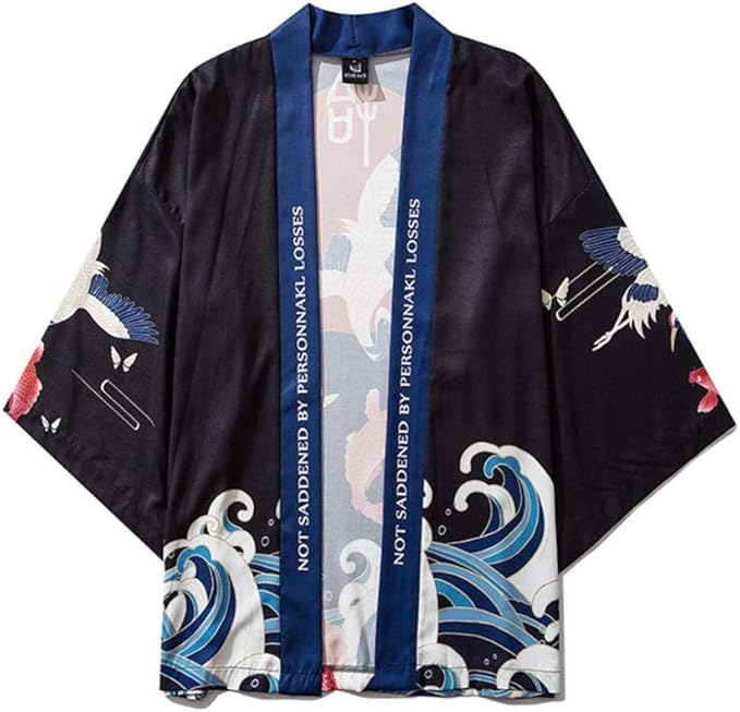 Hombres Mujeres Kimonos Ropa Japonesa Kimono Cardigan Cosplay Hombres