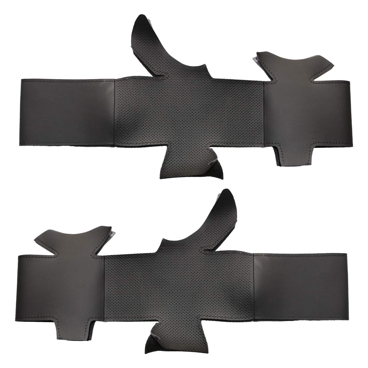 MEWANT Handsewing Black Artificial Leather Steering Wheel Covers Wrap for for Honda Accord 7 Accessories Interior Auto