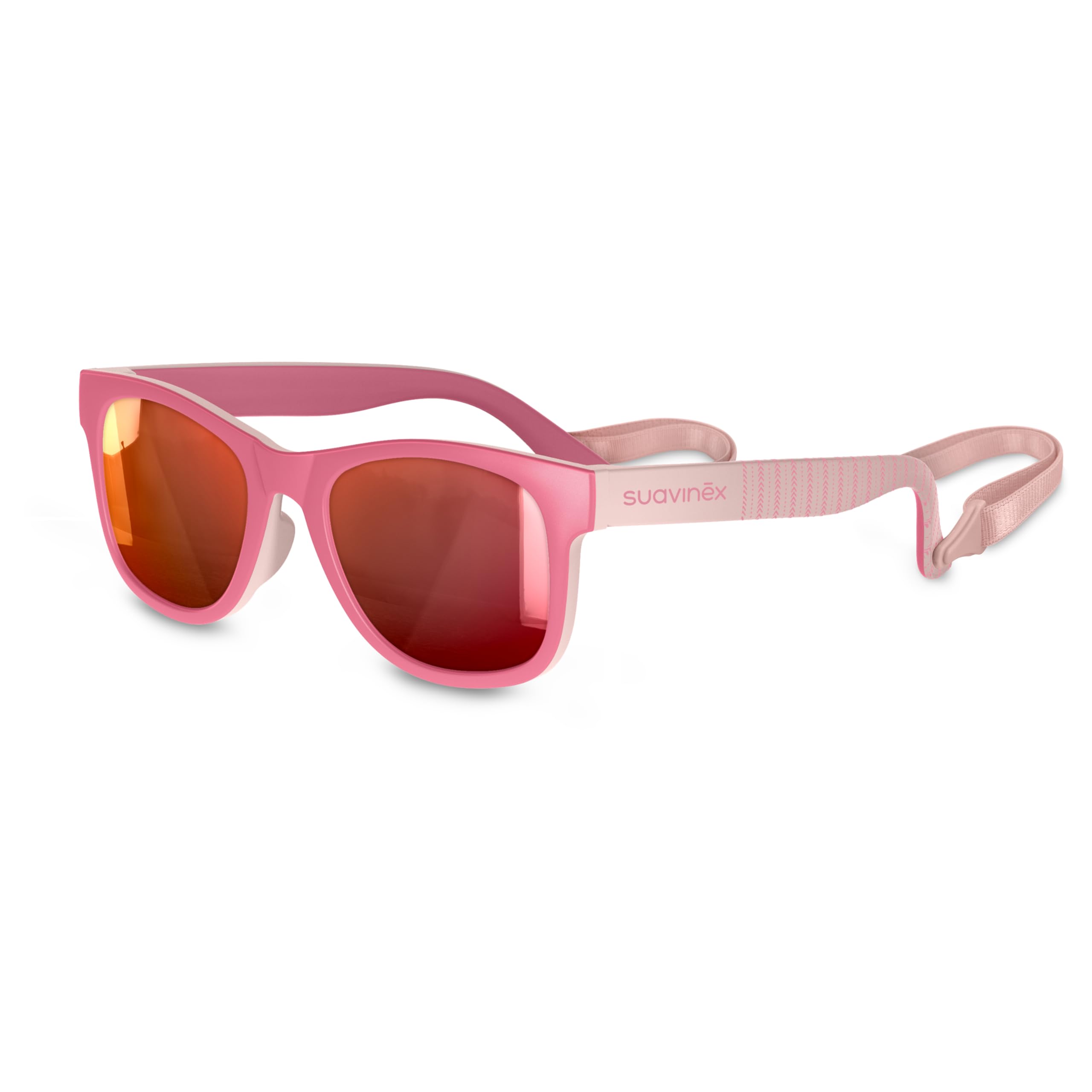 SUAVINEX Suavinex, Gafas de Sol para Niños de 2 a 3 Años, Polarizadas, con Filtro UV 400, 100% Protección Rayos UVA y UVB, con Funda y Cinta de Sujeción Incluidas, Muy Flexibles y Ligeras