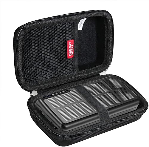 Hermitshell Estuche de viaje duro para MINRISE Cargador portátil 30000mAh Power Bank Cargador solar Paquete de batería externa