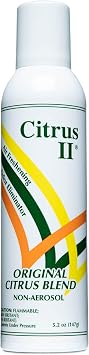 Citrus II Deodorizing Spray - Air Freshener and Odor Eliminator - for Home and Facilities - Original Citrus Blend Scent - 5.2 Oz.