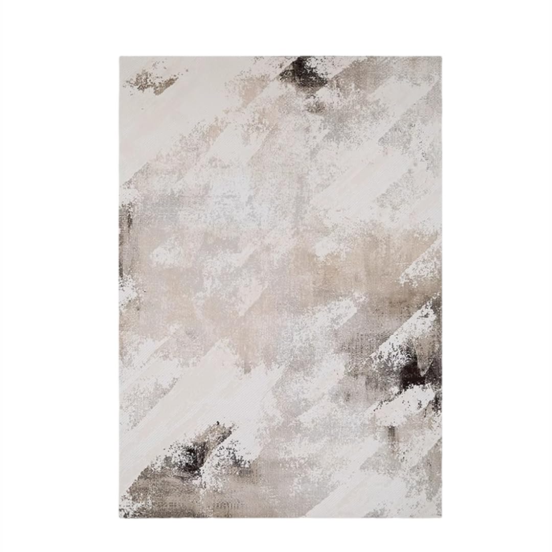 Tapis de sol épais lavable grand format 160 x 230 cm pour chambre et salon