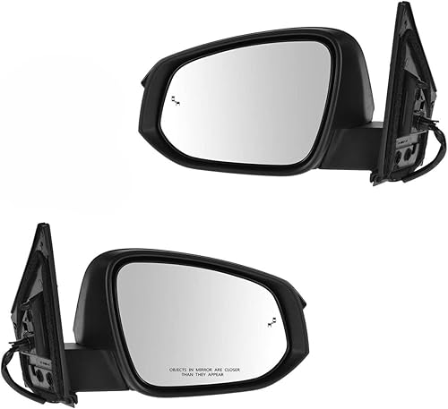 MATIQE Mirrors Power Heated Turn Signal Blind Spot Left Right Pair Set Rav 4 (Plastic Paint to Match) 2293758516