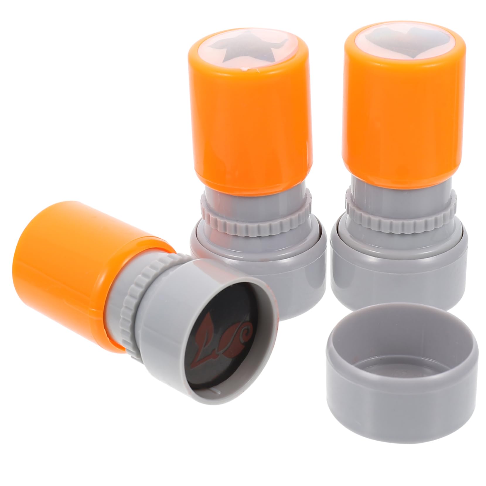 STOBOK 3 Set Di Timbri Per Insegnanti Con Osservazioni Sui Compiti A Casa Timbri in Plastica Vivaci Motivi Adorabili Per Lorganizzazione Di Forniture Scolastiche 3 Pezzi*3
