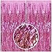 Pink Backdrop for Pink Streamers Party Decorations Pink Foil Fringe Curtain Pink Graduation Decorations Pink Party Decorations Birthday Decorations for Women