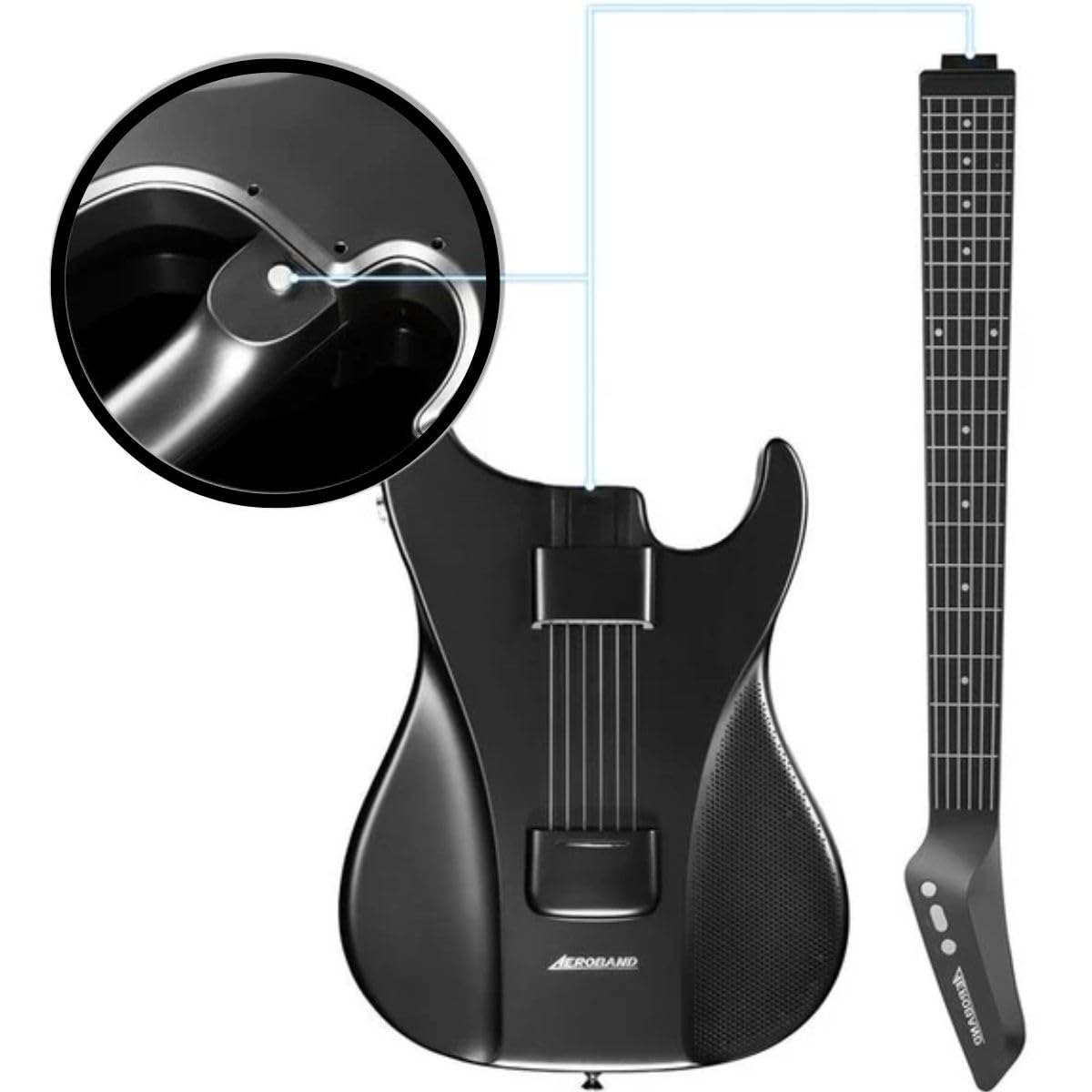 AEROBAND AeroGuitar Electric Acoustic Guitar AG01: Buy Online at