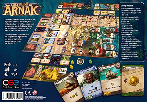 Lost Ruins of Arnak juego de mesa de estrategia miniatura 2