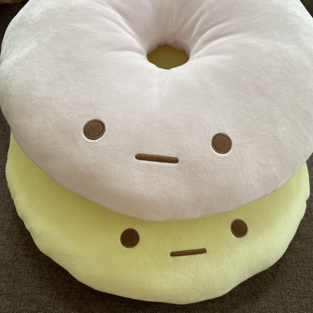 Amazon.co.jp: すみっこ もちもちたぴおか ドーナツぬいぐるみ XL 2点  