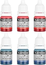 Flintronic Screw Fastener, Strong and Medium Screw Fixer, Anaerobic Glue Fixed Screws, Thread Lock, for Nuts, Bolts, Metal Fasteners, Stable and Anti-Rust (15ml+15ml)