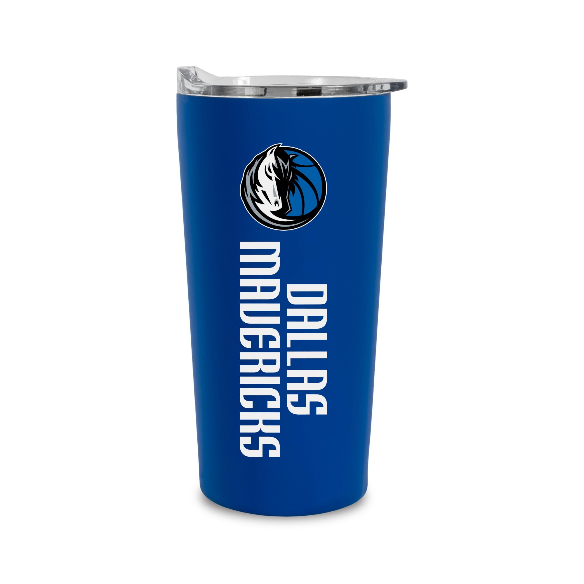 Rico Industries NBA Basketball Dallas Mavericks 18oz Soft Touch, Easy Grip Tumbler