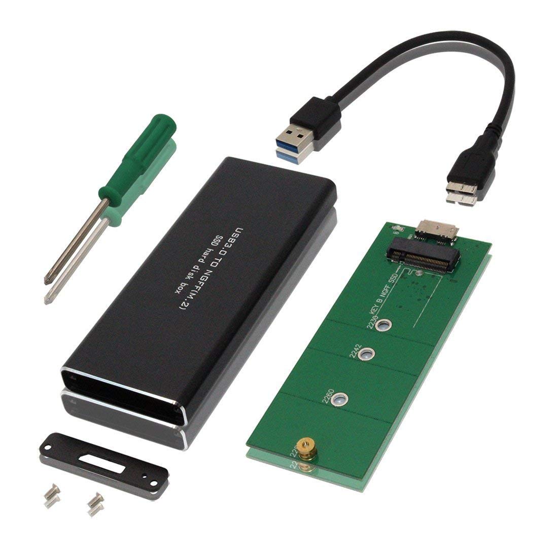 Ultima Cords & Cables M.2 NGFF Portable SSD Enclosure USB3.0 Case, SATA Based B and M Key Solid State Disk Reader Adapter (B07YZ84G4J) Amazon Price History, Amazon Price Tracker