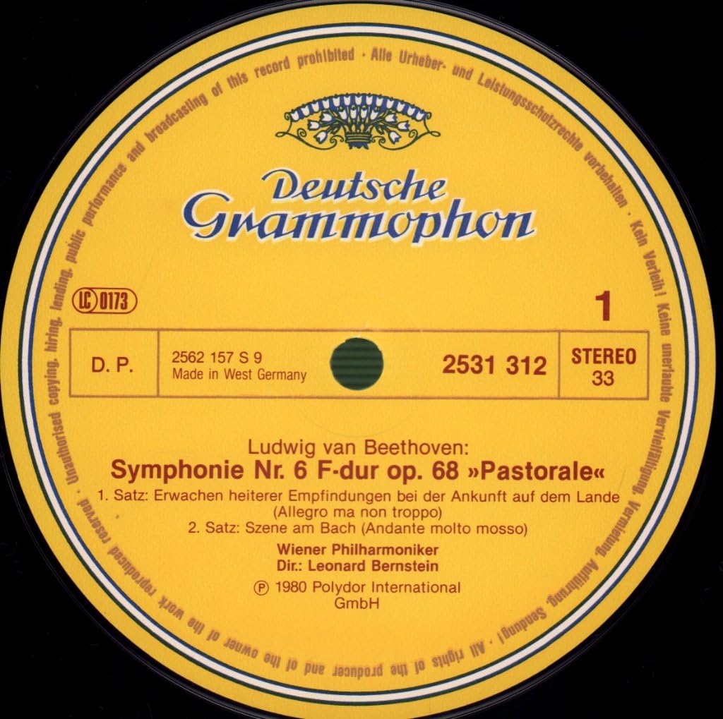 Symphonie No. 6 op. 68 Pastorale. Herbert von Karajan Mono
