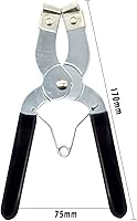 Vista 3 de MMonDod Kit de Instalación y Extracción de Anillos de Pistón del Motor del Automóvil - Compresor de Anillos de Pistón de 2 1/8" a 7" y Alicates