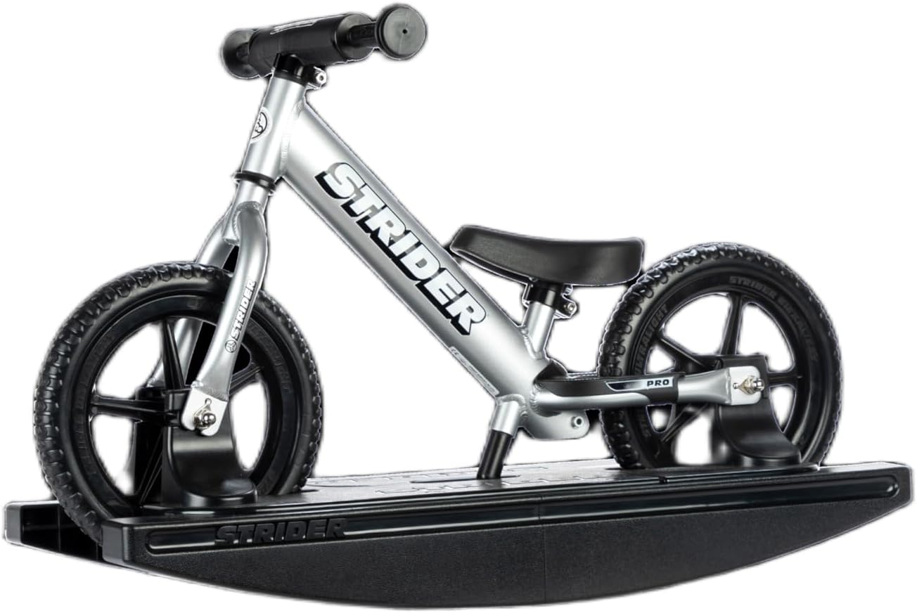 Strider 12 " Pro Balance Bike + Rocking Base