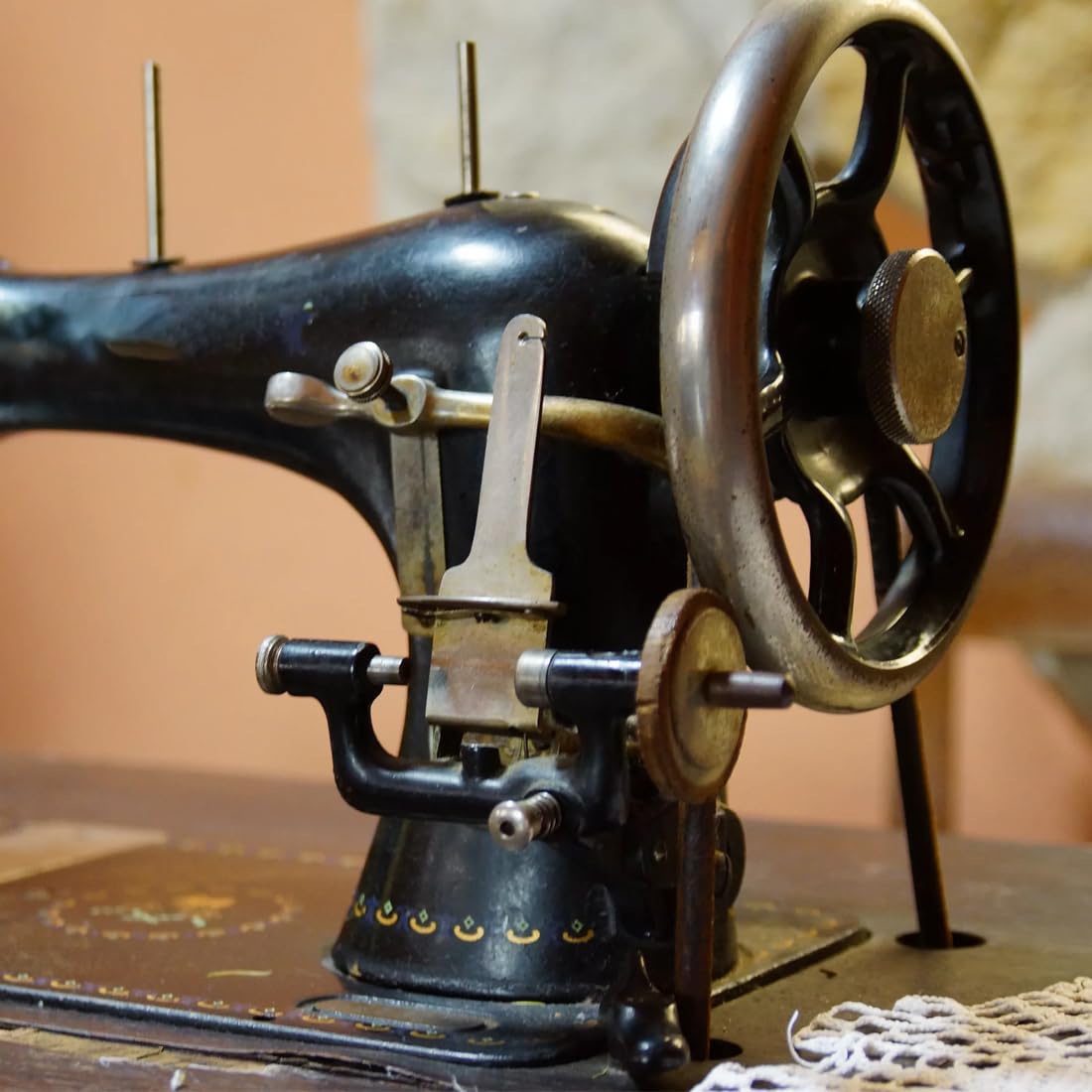 Cinghia In Pelle Per Macchina Da Cucire Vintage - 183cm, Con Punteruolo E Forbici, Per Macchine A Pedale - Foto 8