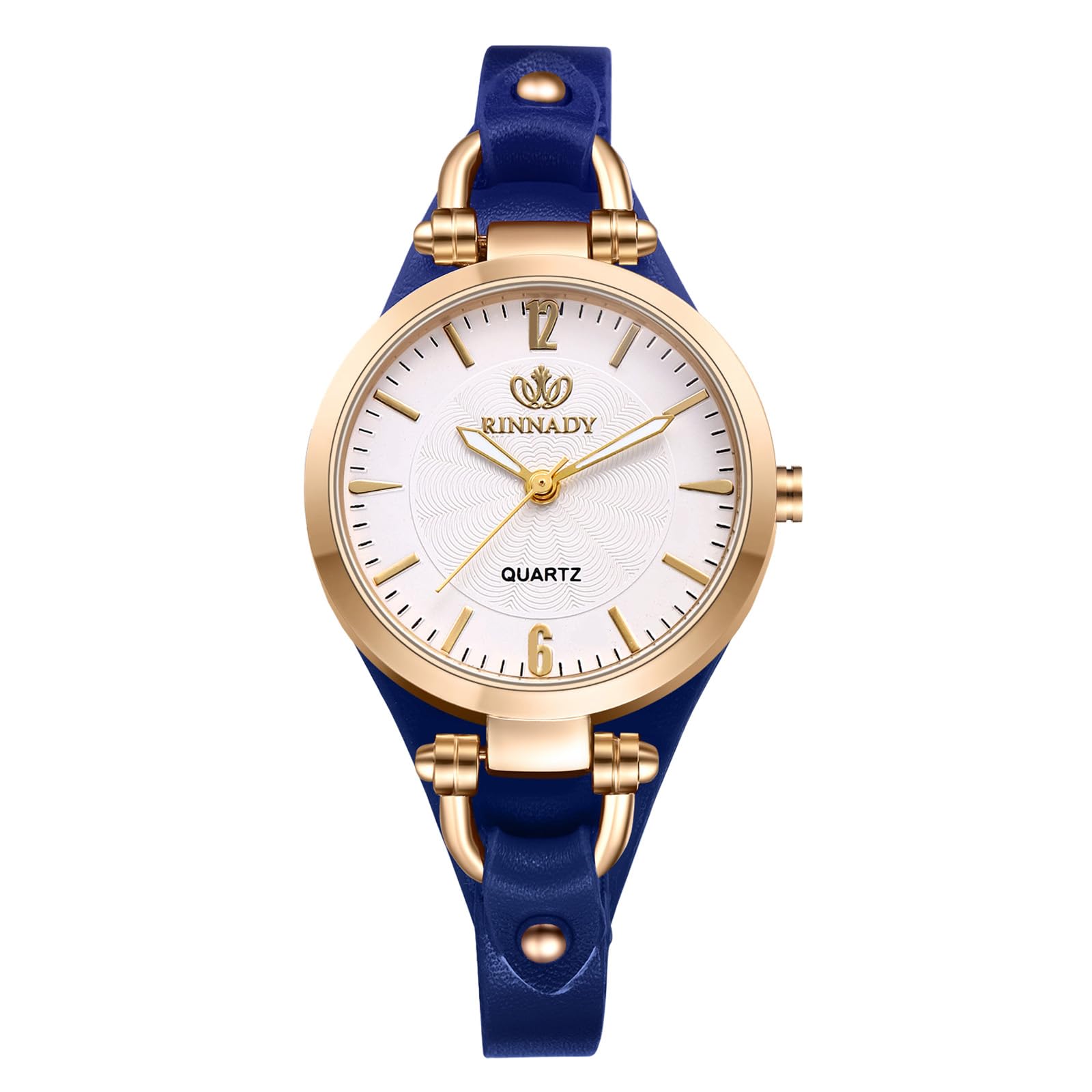 JewelryWe Uhren Damen Analog Quarz Armbanduhr Klassisch Einf