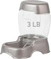 Petmate Pet Cafe Gravity Feeder for Dogs & Cats - 3-12 lb Capacities, Pearlescent Colors, Made in USA