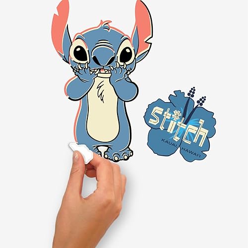 Miniatura 5 de RoomMates Calcomanías de pared Disney Stitch Surf's Up Peel & Stick por RoomMates, RMK5367SCS