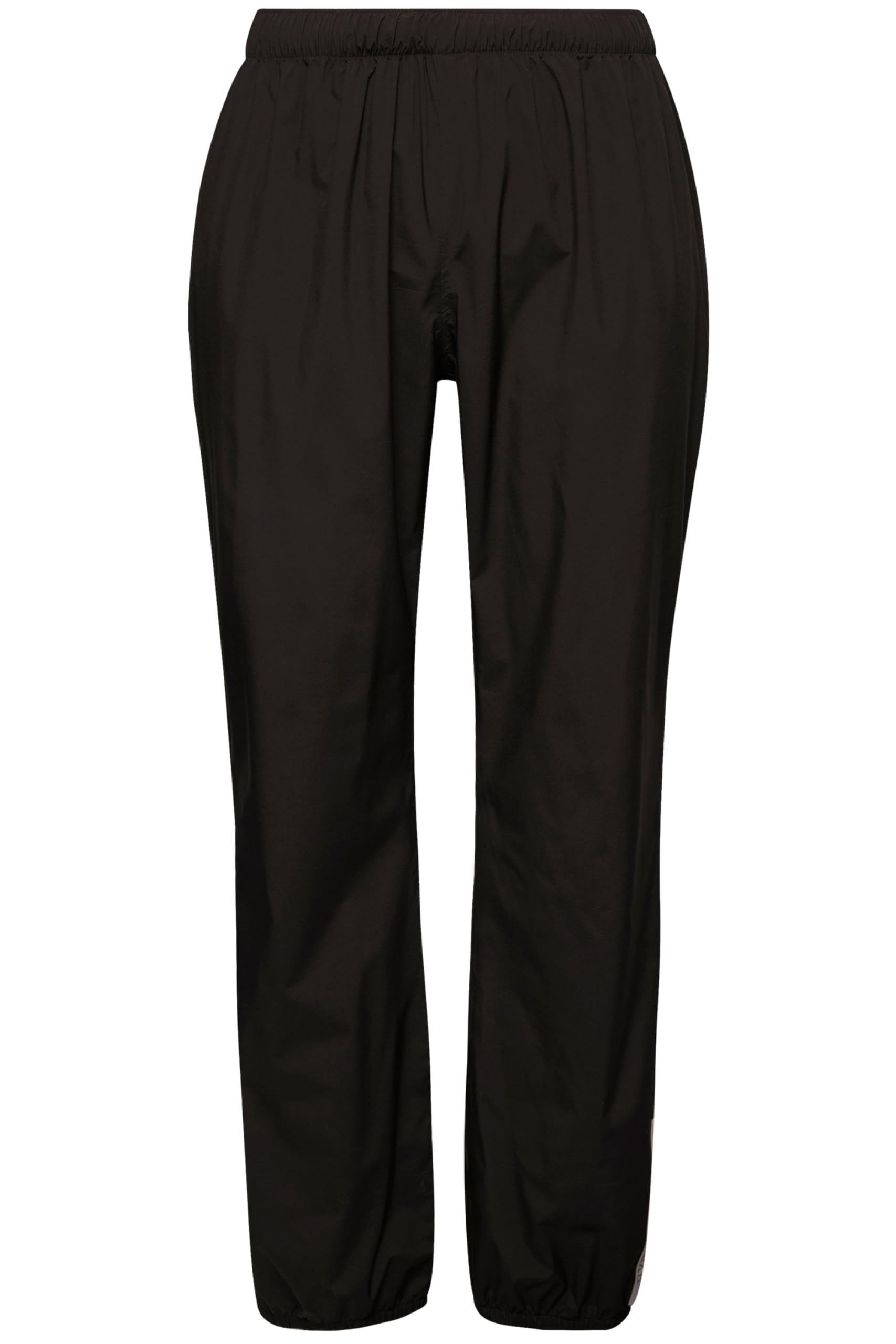 Ulla Popken Damen große Größen Übergrößen Plus Size Regenhose, Reflektorpaspeln, wasserdicht, Elastikbund 832375