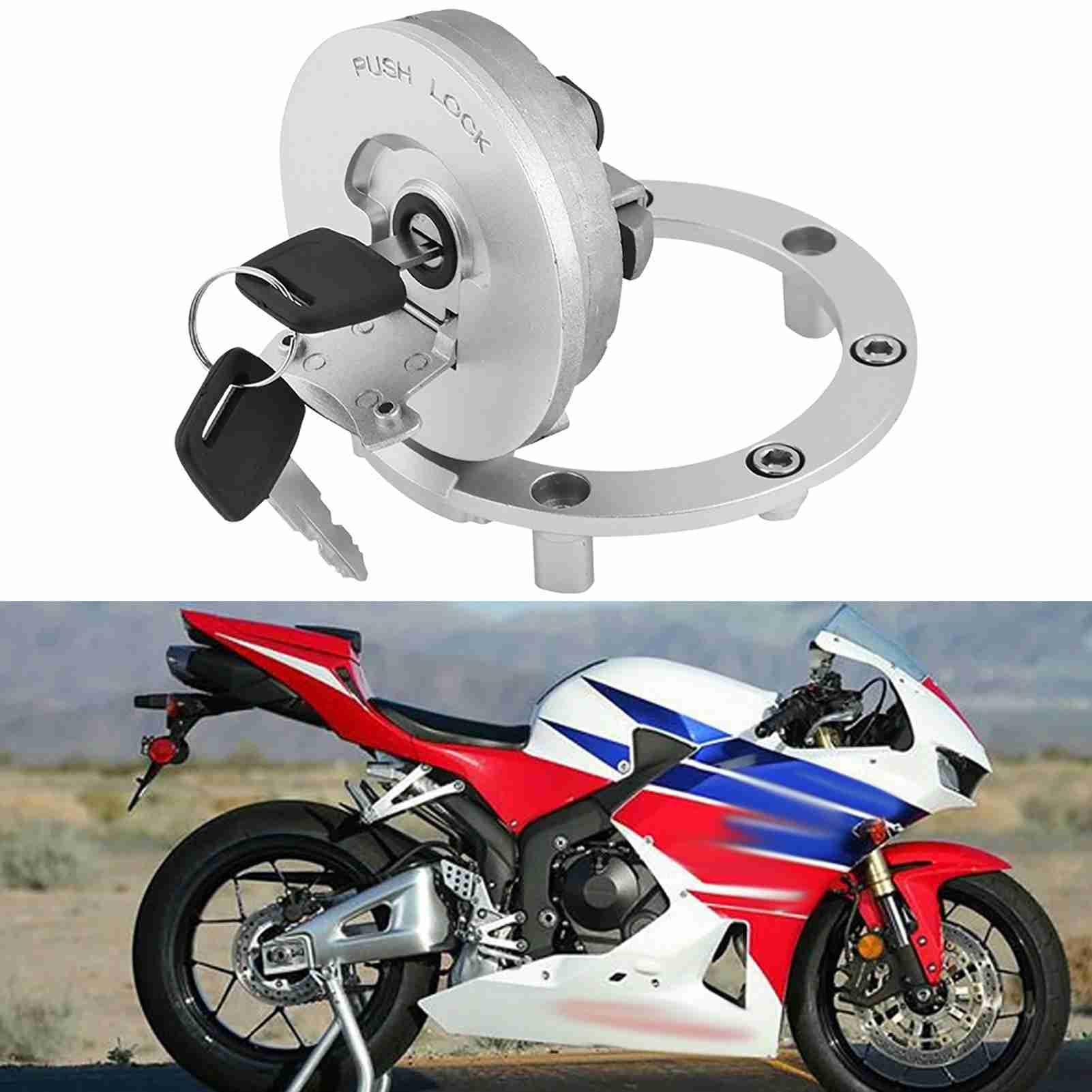 Amazon | タンクキャップ バイク燃料タンクキャップ 7穴 ステンレス鋼