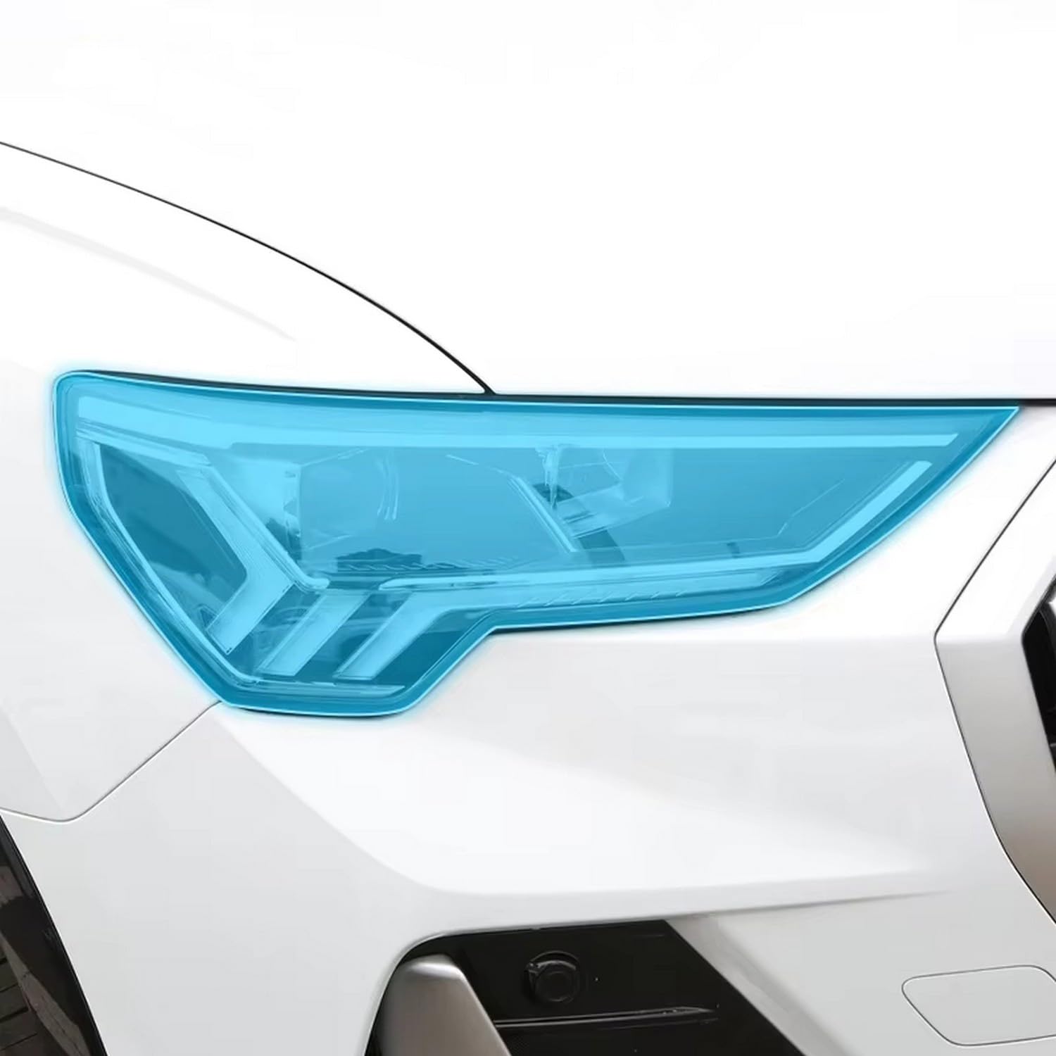Film de protection phare Audi Q3 2021-2024 pour éviter les rayures de route