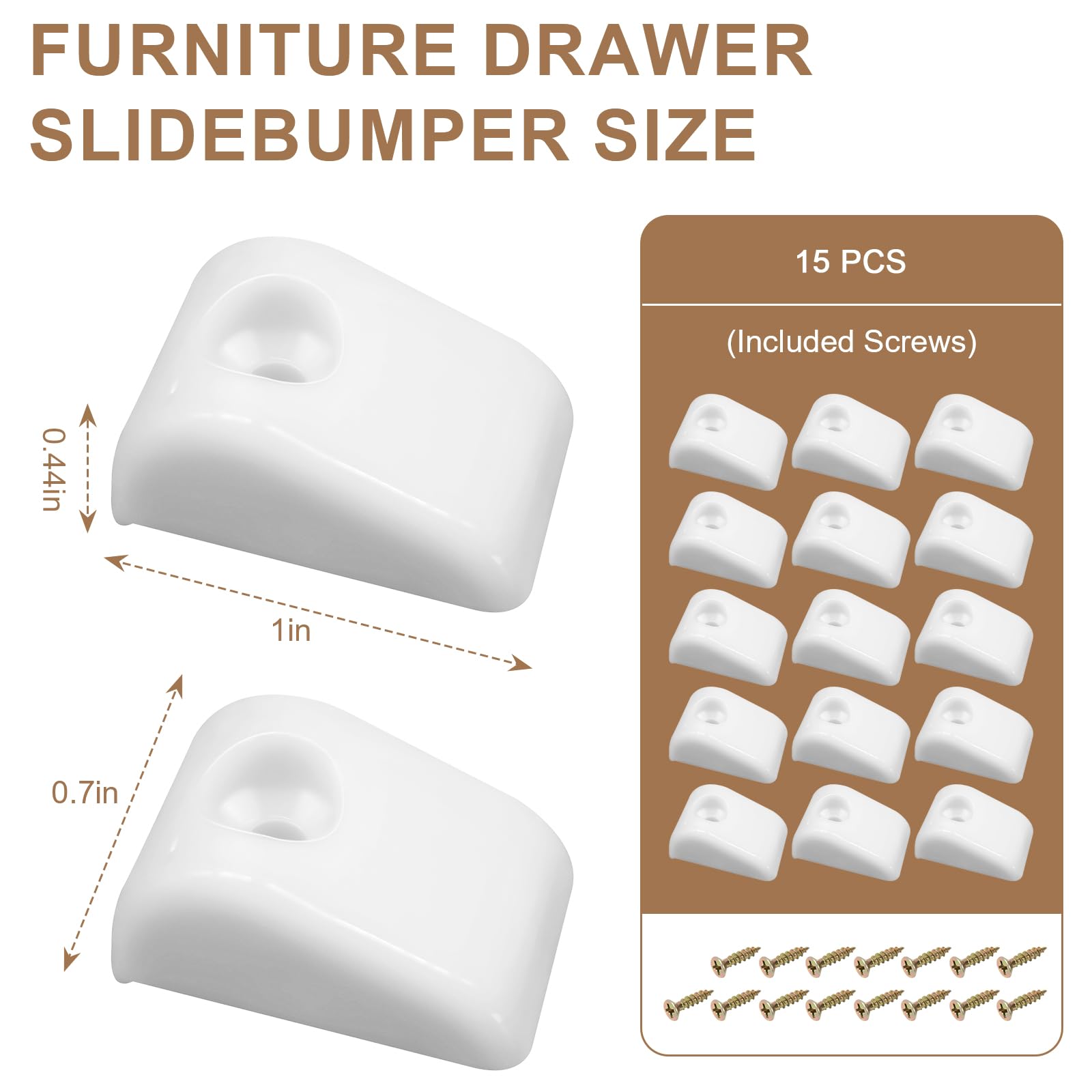 15 protectores deslizantes para cajones de muebles para estantes enrollables, almohadillas de nailon antimarcas, protectores de puerta de armario resistentes a los arañazos, prevención de daños y