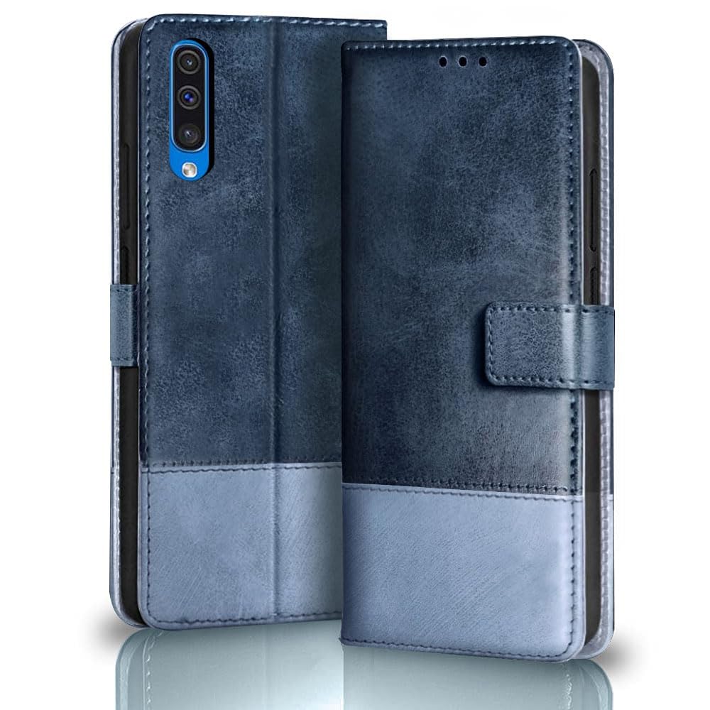 Samsung Galaxy A50S Cover - Leather Flip Case -1