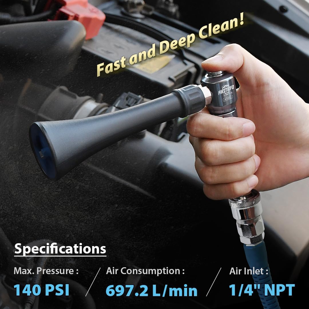FIRSTINFO A1852US Cleaning & Detailing High-Velocity Air Blow Gun