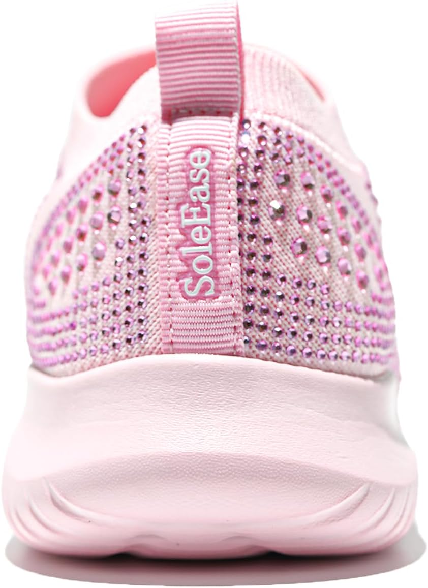 Women's Sparkly Rhinestone Shoes, Breathable & Lightweight Mesh Glitter Sneaker for Casual, Walking, Working, Shopping and More - Image 6