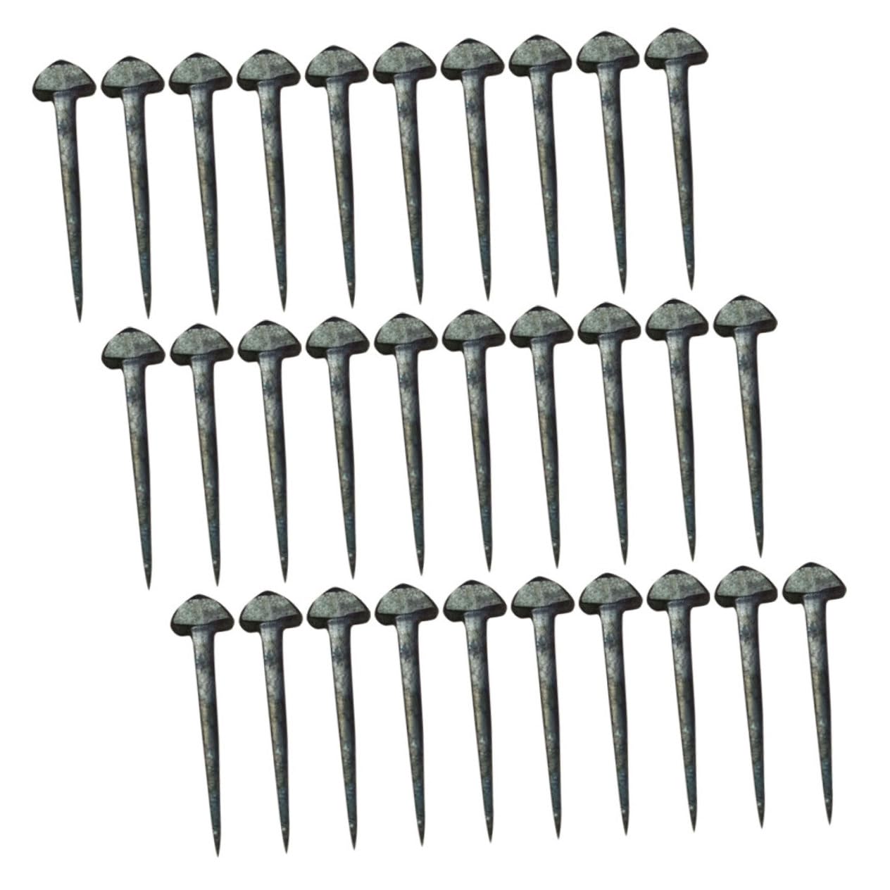 COLLBATH 50 Uds Clavos De Herradura Clavo De Herradura De Clavos Para Pezuñas Equipo Portátil Para Caballos Fijador De Herradura Clavos Para Herradura Clavo Para Tachuela De Caballo