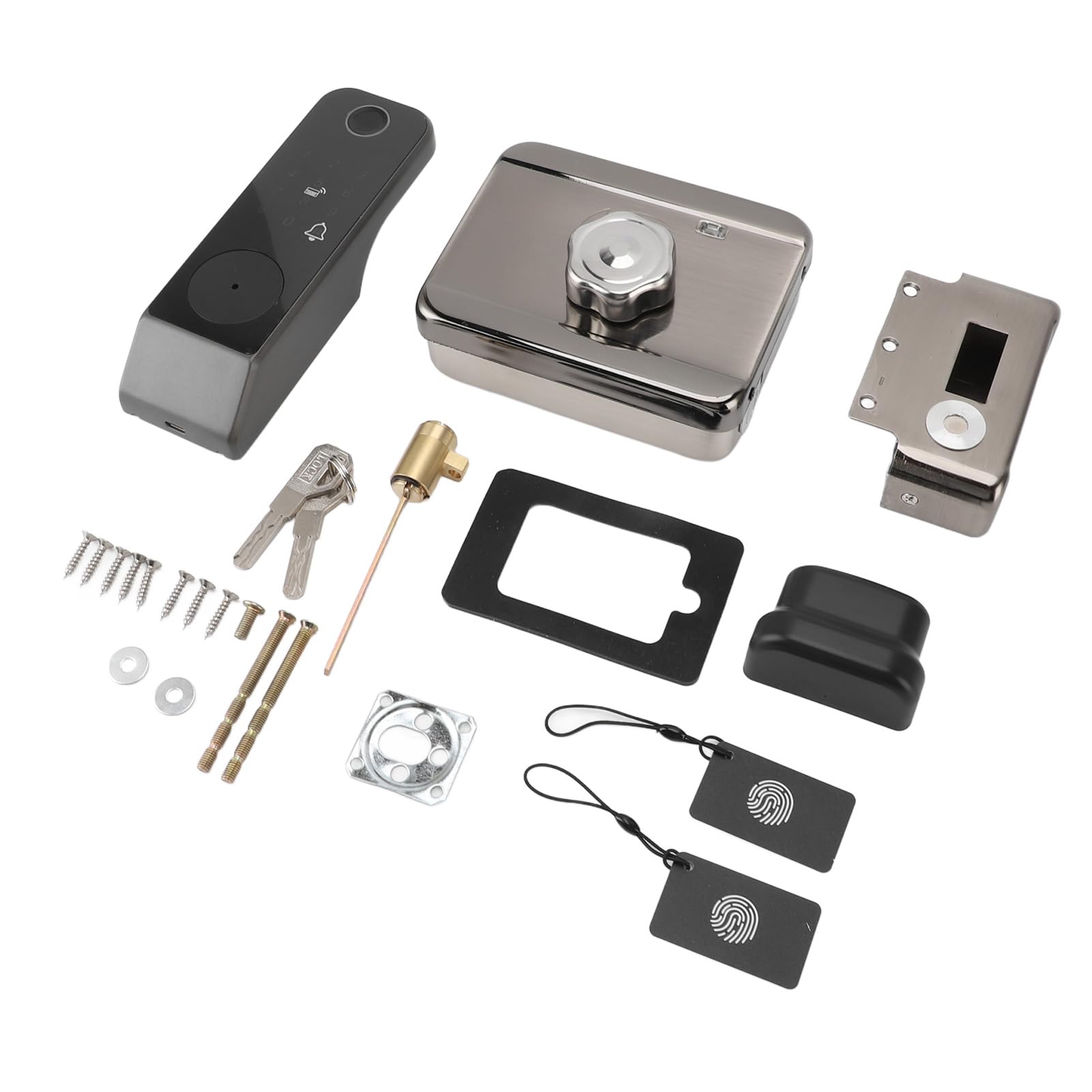 Lock Fingerprint Loc Lock Professional Old Fashioned Security Door Stainl Steel Electronic Fingerprint Combination Lock for Indoor Outdoor Why Entry Incorporates Security Such