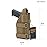 EXCELLENT ELITE SPANKER Pistol Universal Adjustable for Holster G17 G18 G19 G26 G34 M1911 XD-45acp CZ P-10C (Coyote Brown)