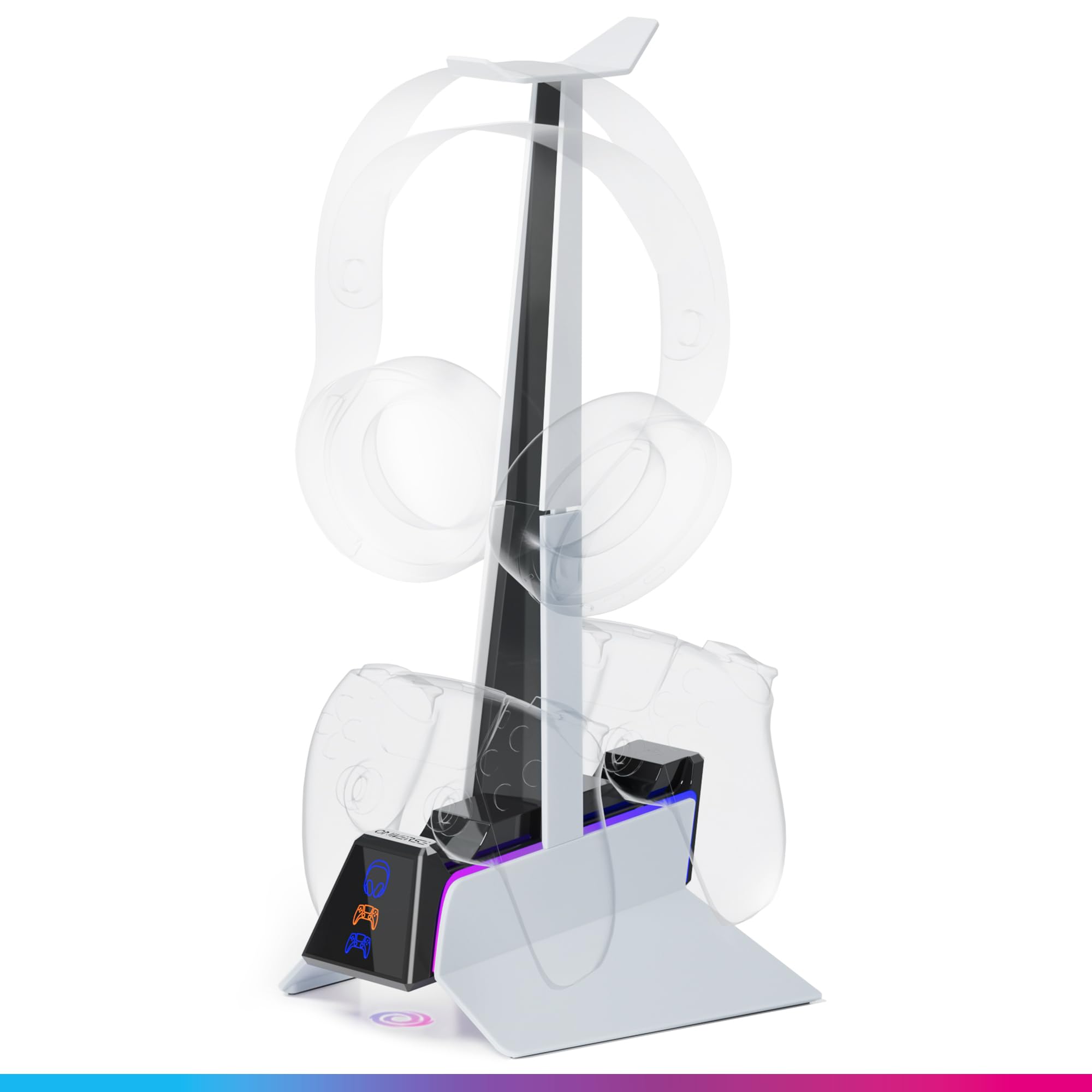 Station de Charge Rapide Oniverse pour PS5 Blanc et Noir