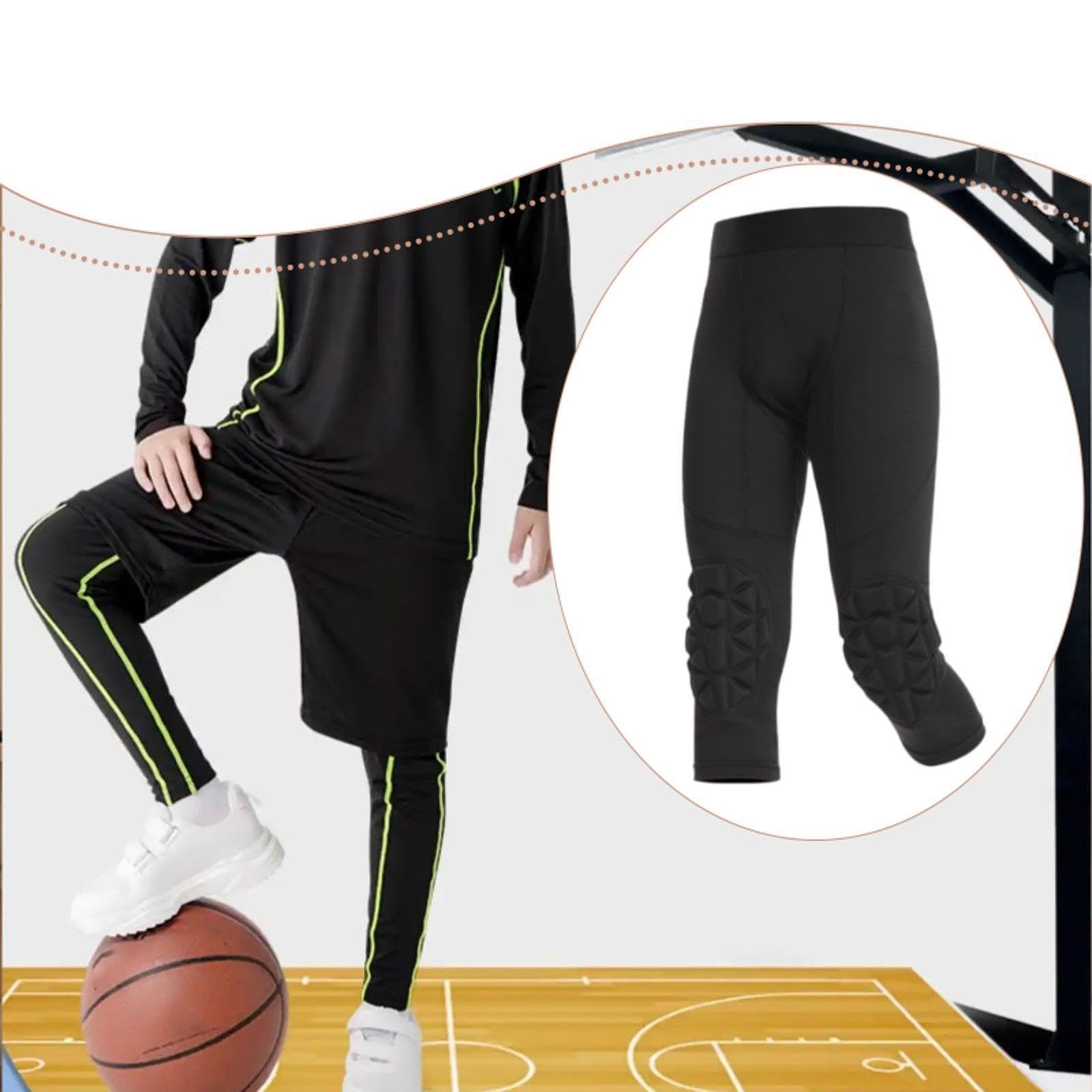 Collants rembourrés d'entraînement Sportif pour Enfants, Protection Contre Les Chocs, Accessoires pour Skateboard, Pantalon de Compression