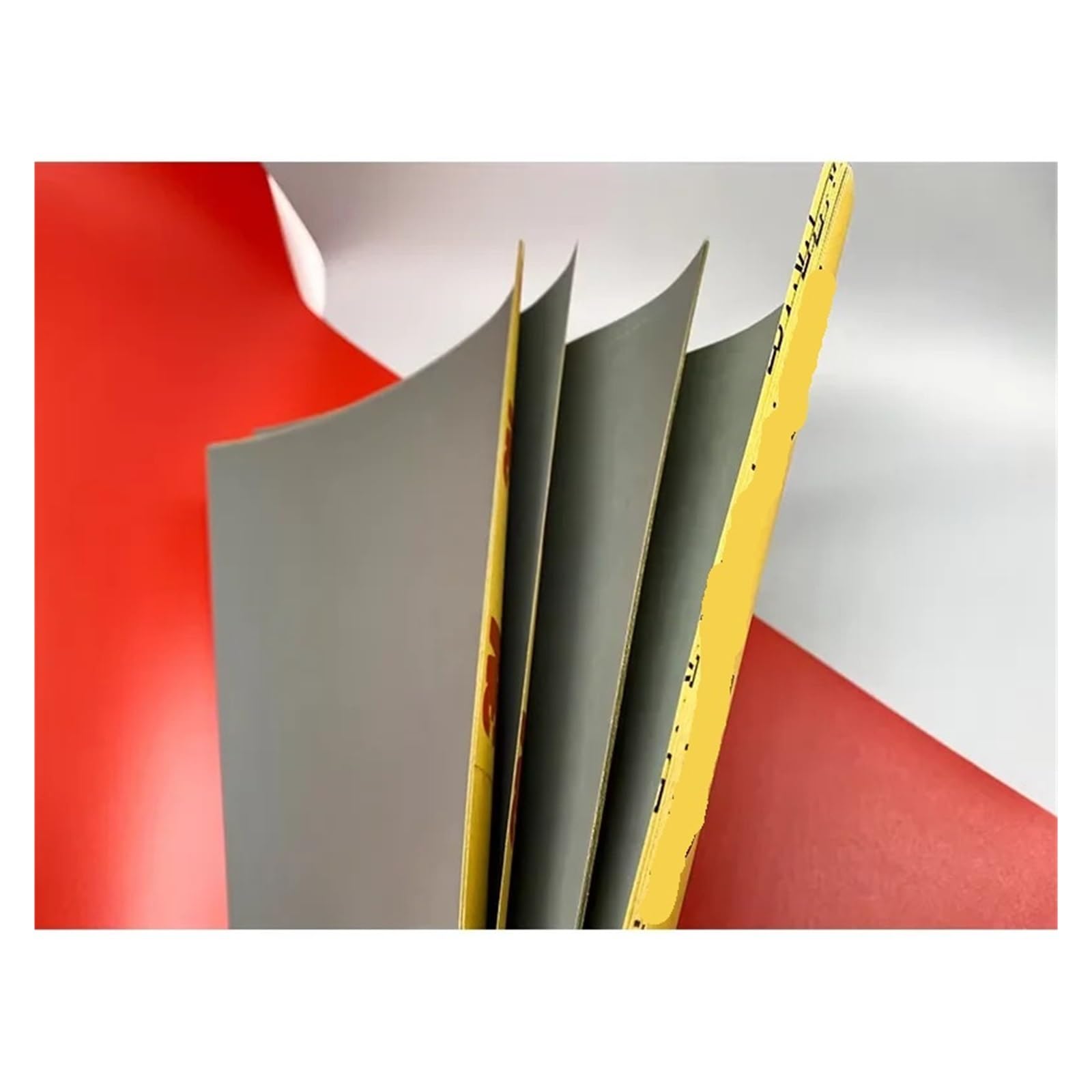 Hoja grande for decoración de coche, papel lija con agua, superficie pintura, pulido arena Adecuado para lijar muebles, madera y metal(227 280mm 100pcs,1500)