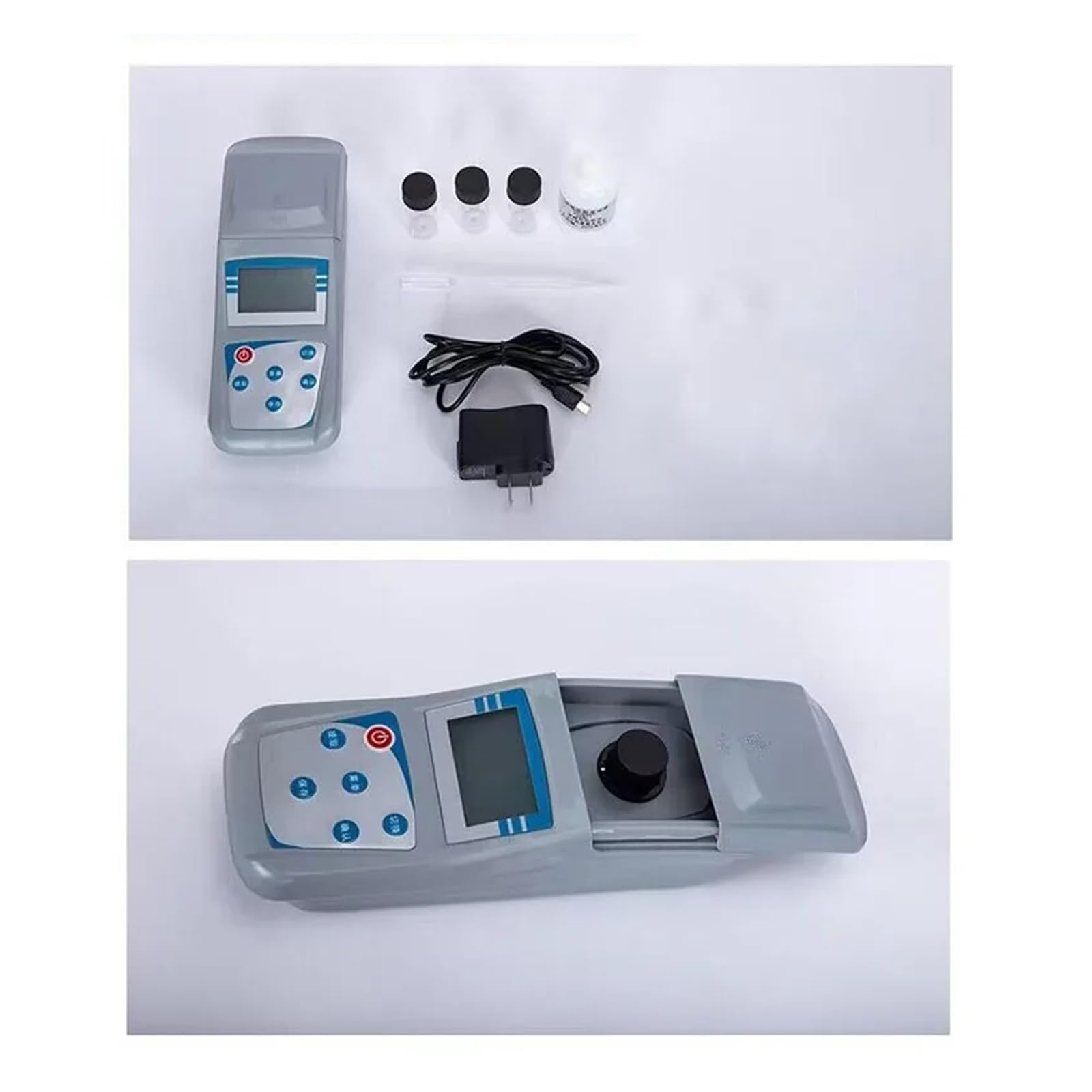 Medidor de turbidez digital, Medidor de turbidez inteligente 0-200 NTU/1000 NTU por luz dispersa for agua piscina en planta para tratamiento de agua(0-200NTU)
