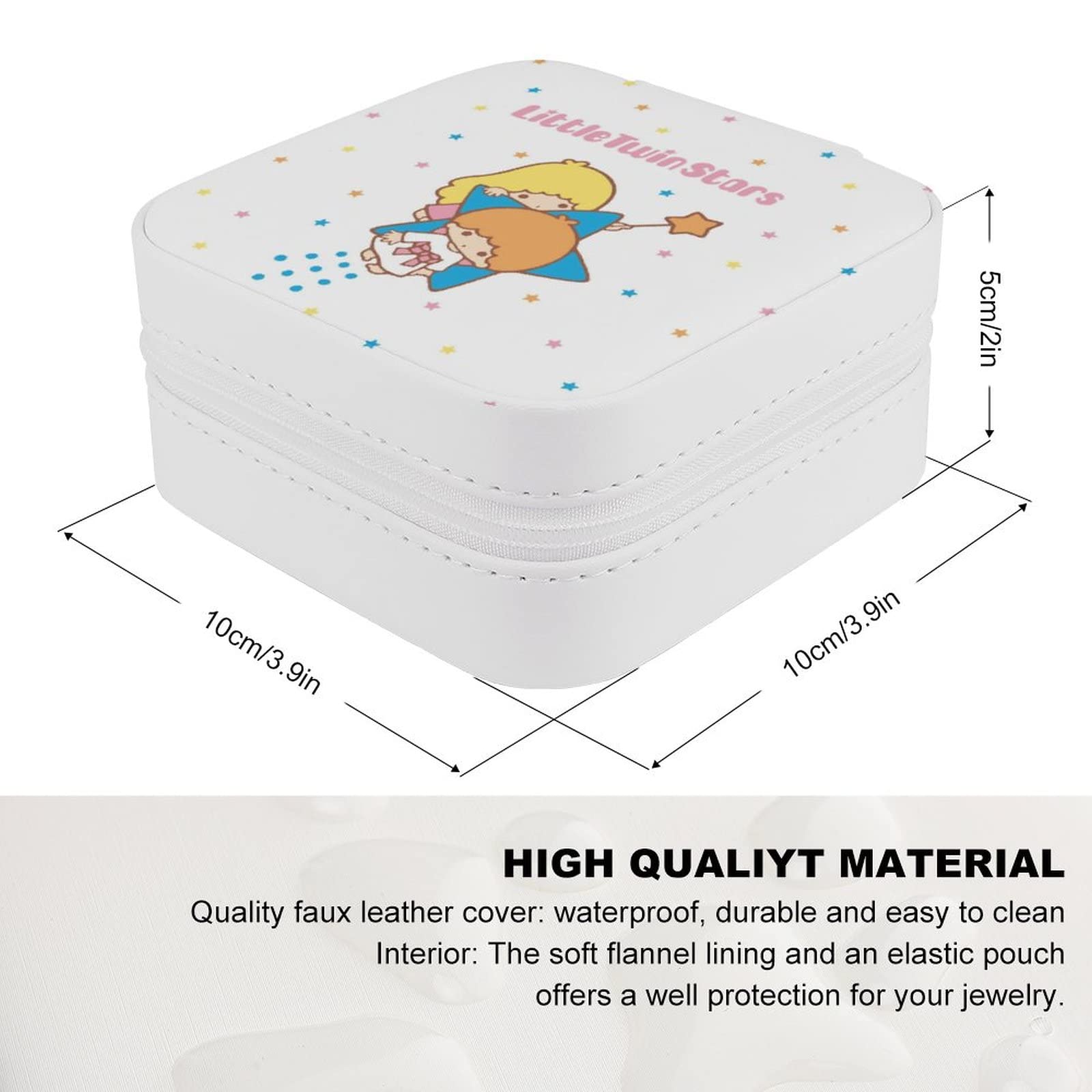 キキララ　取っ手付き　小物入れ　アクセサリーケース　ジュエリーボックス キキララ取っ手付き小物入れアクセサリーケースジュエリーボックス