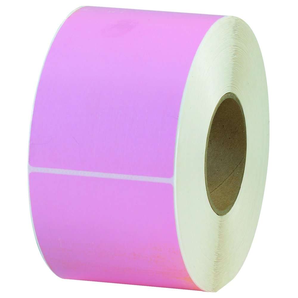 Rouleaux etiquette transfert thermique Aviditi THL130PK rose 10 2x15 2cm impression code barre