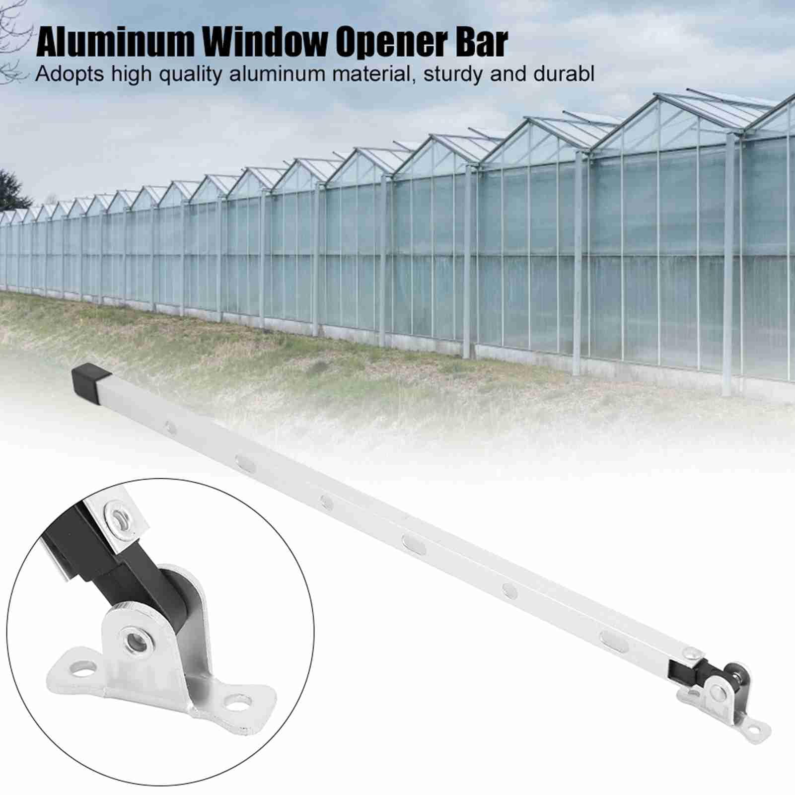 HERCHR 2PCS Gewächshaus Fensteröffner, Manuelle Aluminiumöffner Stay Kit Dachentlüftungsöffner Für Die Gartenarbeit, Fensterfeststeller, Fensterheber Gewächshaus