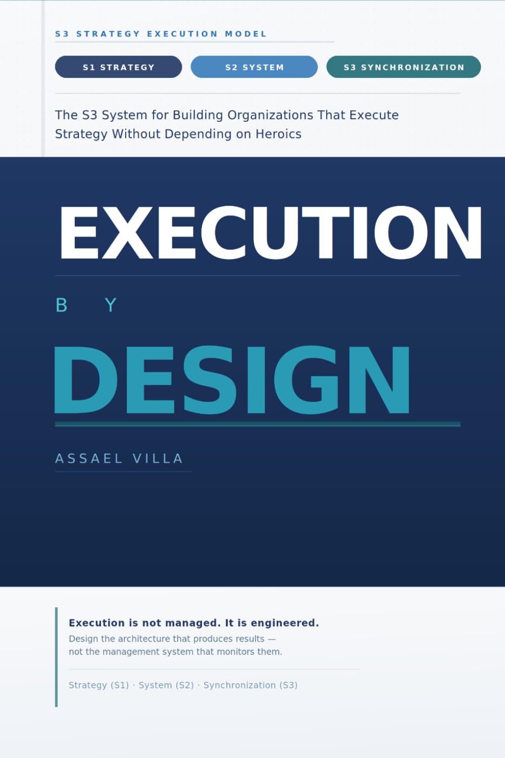 Execution by Design: The S3 System for Building Organizations That Execute Strategy Without Depending on Heroics