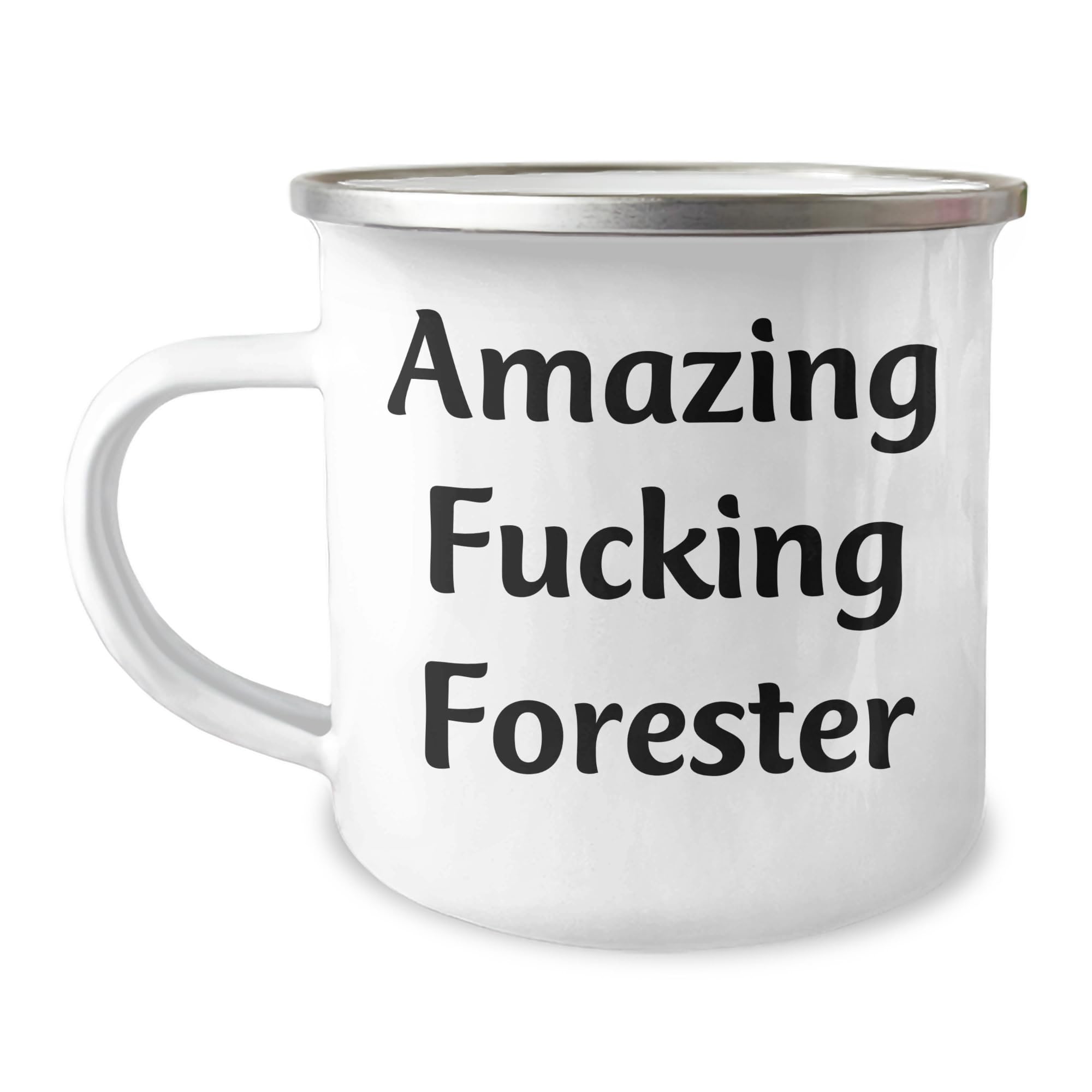 Gifts from Friends, Amazing F-king Forester Enthusiast, Forester Camping Mug, Birthday Unique Gifts for Men, Forester Lover