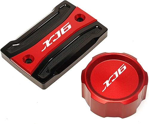 Cubierta de depósito de freno para Yamaha XJ6 XJ6F XJ6N Division 2010-2014 motocicleta CNC trasero y delantero líquido de freno tapa de depósito
